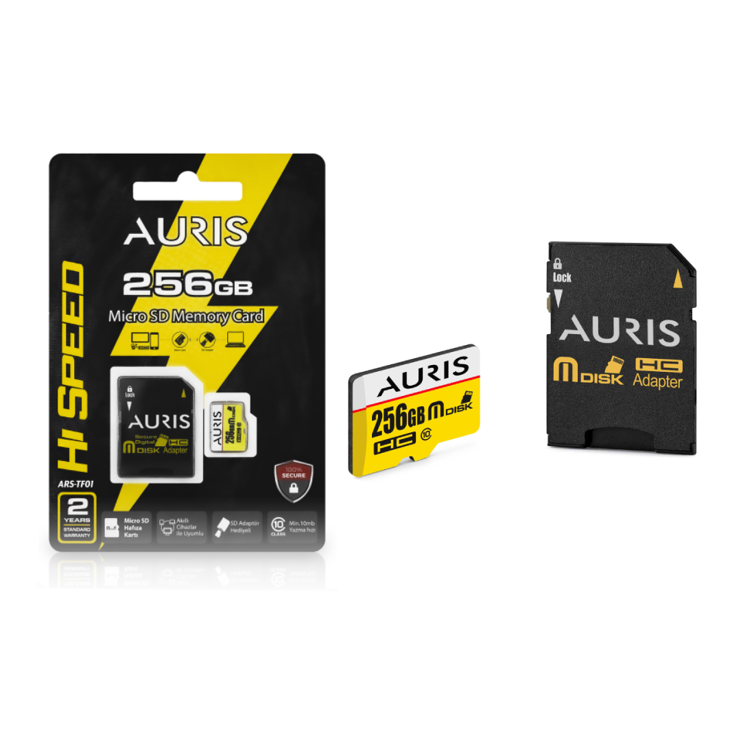 AURİS 256GB MİCRO SD HAFIZA KARTI